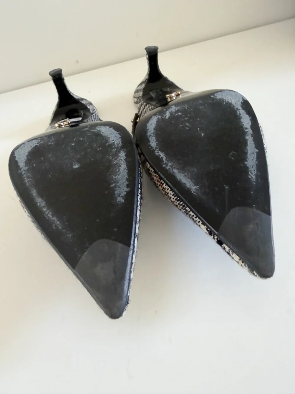 DOROTHEE SCHUMACHER • Check It Out Kitten Heel Pump in Grey - Picture 10 of 14